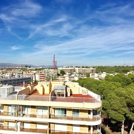 Modern Apartment: Poolside Retreat Apartment Salou